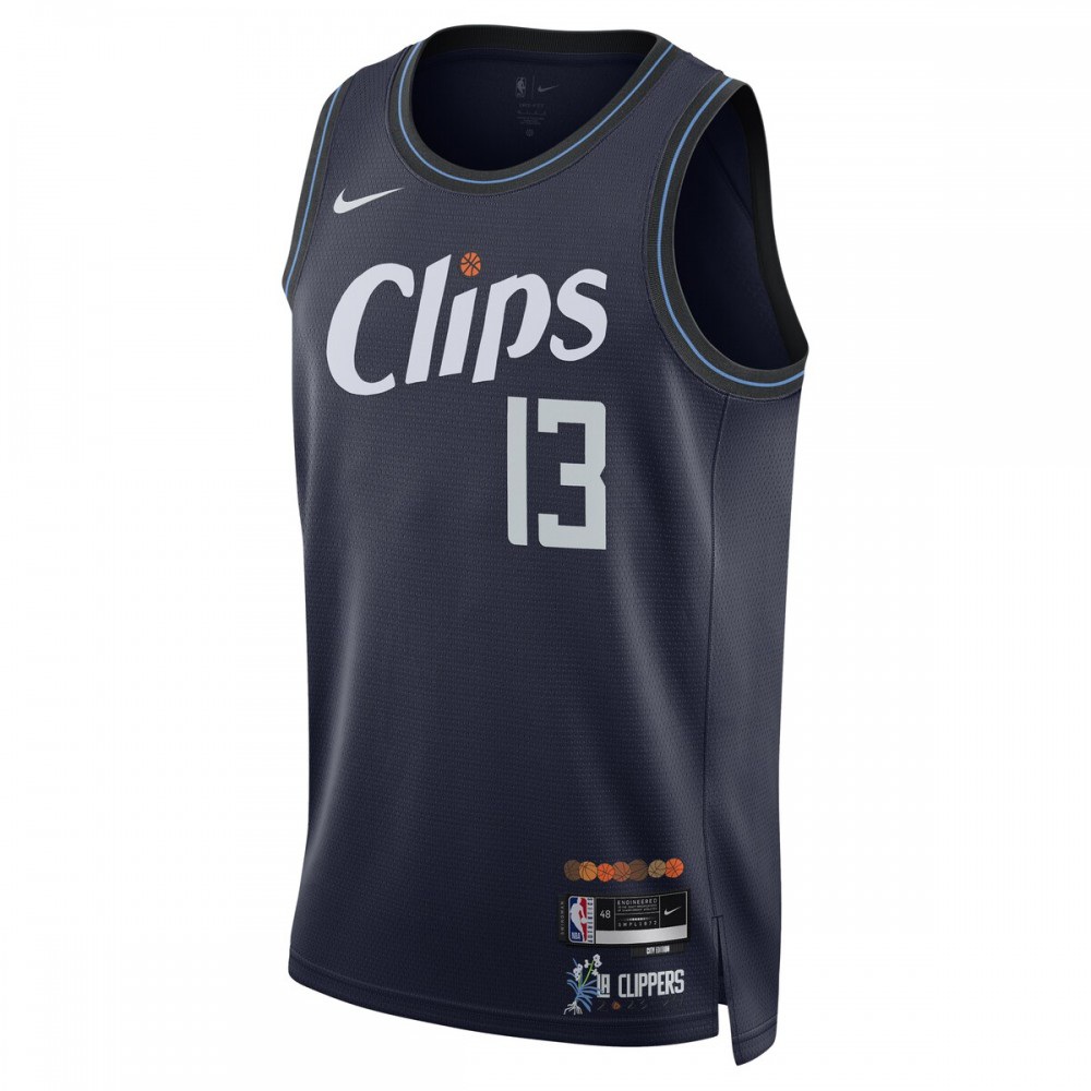 Paul George LA Clippers Unisex 2023/24 Swingman Jersey - Navy - City Edition-Pro Kit Vault | Brand New 26/27 Sports Jerseys